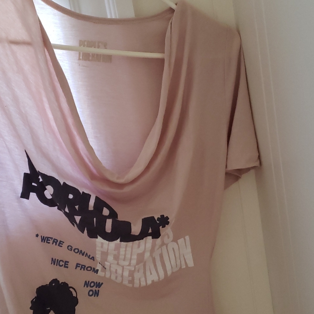 Vintage People's Liberation draped neck tee